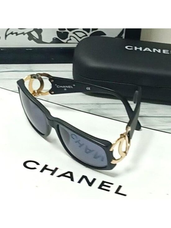 Chanel Sunglasses Black CC Logo GD Wellington Eyewear main image 8